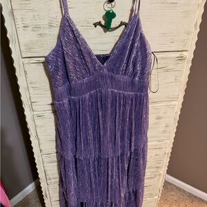 Trixxi Shimmering Purple Dress